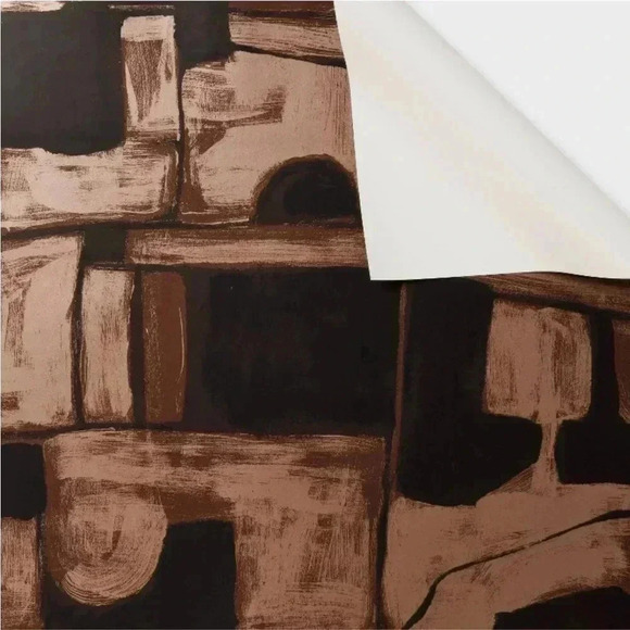 NWT Abstract Maze Wallpaper Aged Gold and Black - Threshold - Picture 2 of 5